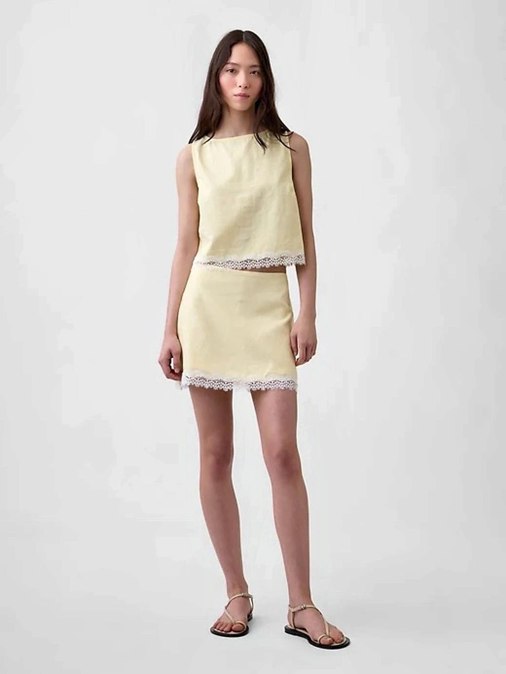 Gap NWT Lace-Trim Mini Skort skirt Set sold individually (SKORT) BUNDLE